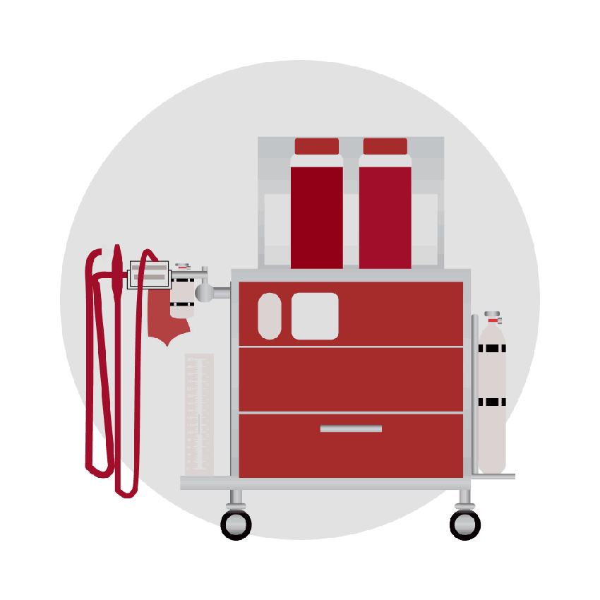 Portable suction kit