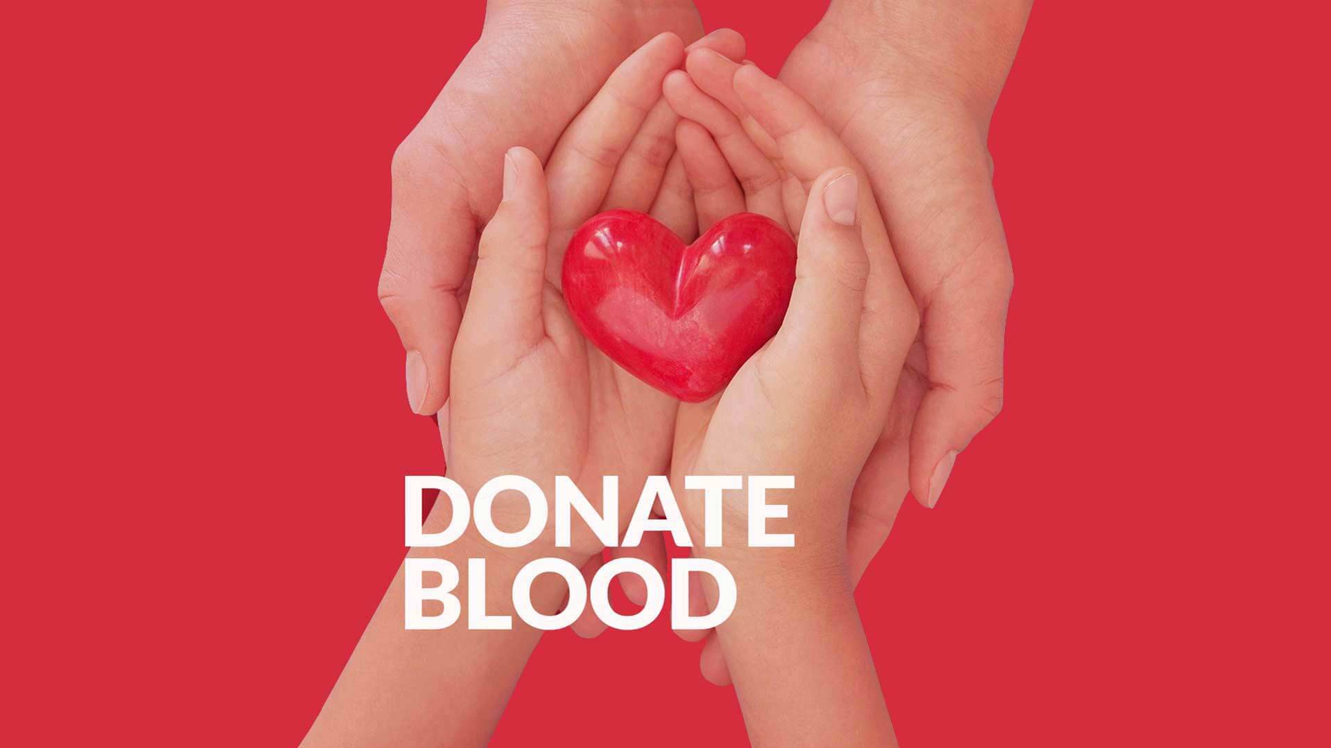 Who can donate blood